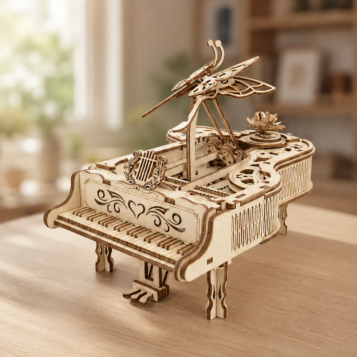 Dancing Butterfly Piano Music Box